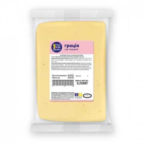 Сир Пирятин Грація фас. ваг.
