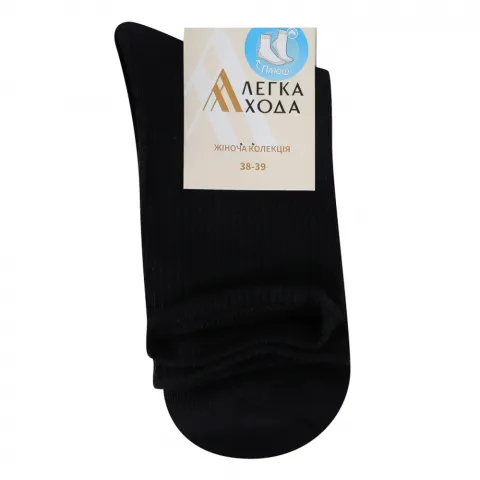 Шкарпетки жін. Легка Хода 5666 25 чорний