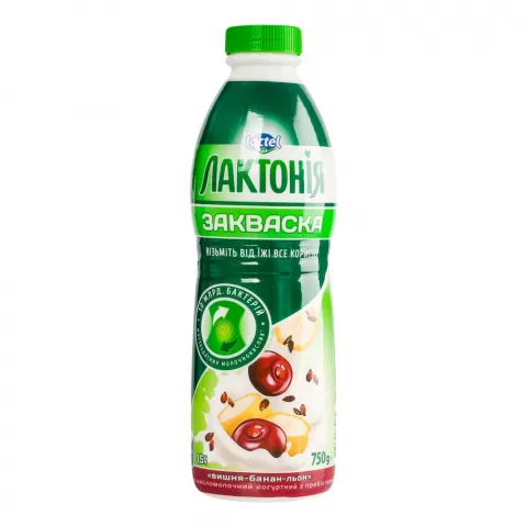 Напій йогуртний Лактонія Закваска 1,5750 г Виш.-бан.-льон