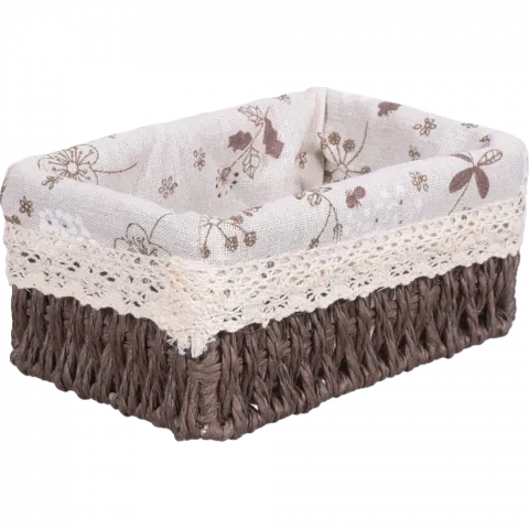 Коробка меблева з тканиною 19x13x8 см арт. SY17809-29 И574