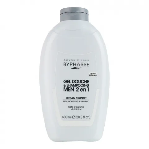Гель-шампунь д/душу Byphasse 600 мл д/чол. 2 в 1 Urban Swing