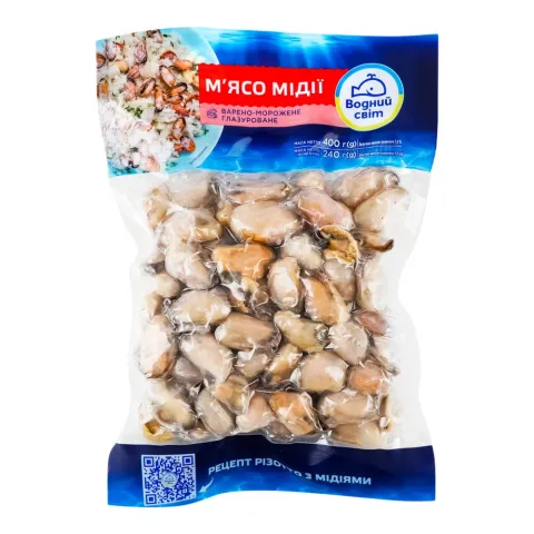 М`ясо мідій Водний Світ 400 г