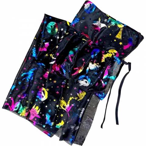 Плащ карнавальний Хелловін 75см чорний арт. 6020-07 И244