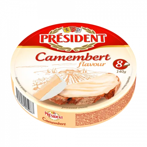 Сир Президент плавл. 140 г з ароматом Камамберу