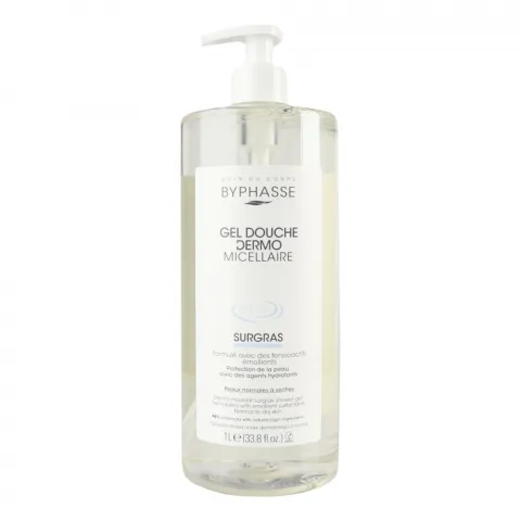 Гель д/душу Byphasse 1 л міцелярний збагачений д/нормальної та сухої шкіри