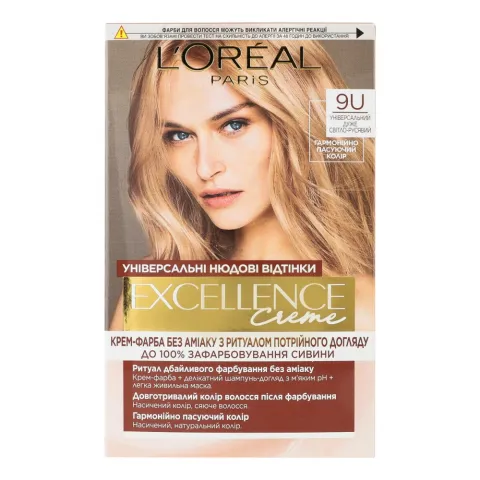 Фарба д/волосся L`Oreal Excellence Universal Nudes 9U Універсальний дуже світло-русявий