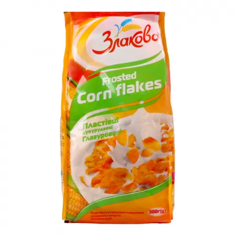 Сухий сніданок Злаково Пластівці 300 г карт. глазур.