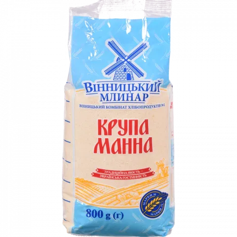 Крупа Вінницький Млинар 800 г Манна