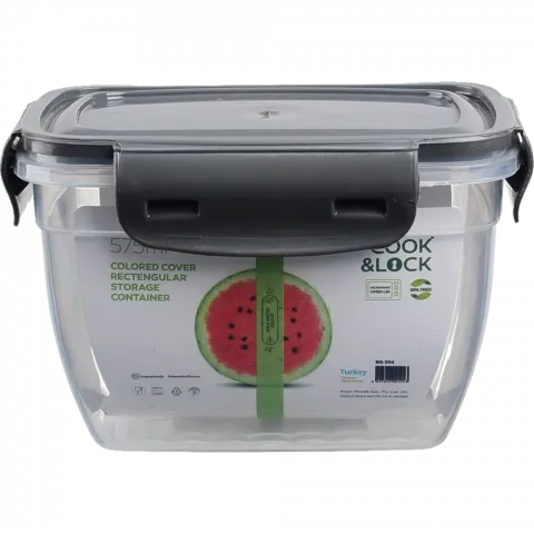 Контейнер з кришкою на клямках 575 мл Cook And Lock BG-594 Bager пл. (Туреччина) БИ943