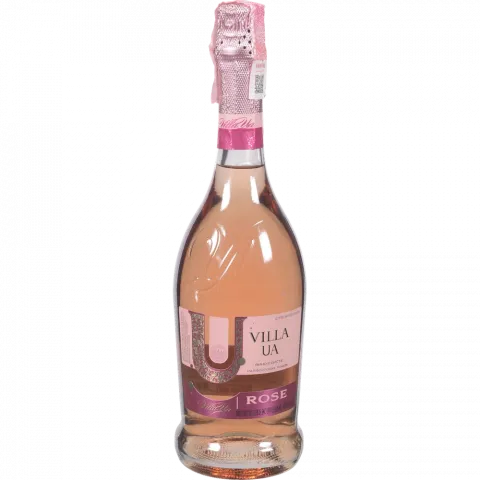 Вино ігристе Вілла UA Розе 0,75 л н/сол. рожеве
