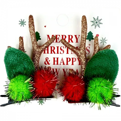 Аксесуар святковий заколка Ріжки арт. 6142-10 И144