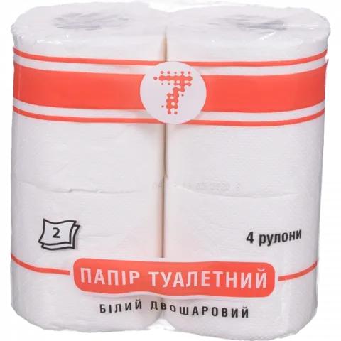 Туал. папір 7` 4 шт. Білий Економ`