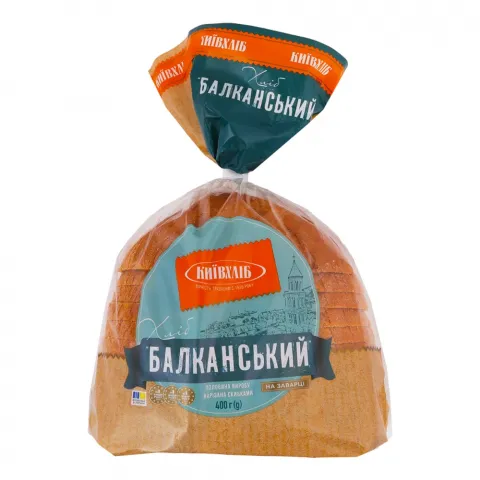 Хліб КХ Балканський 400 г пол. наріз.