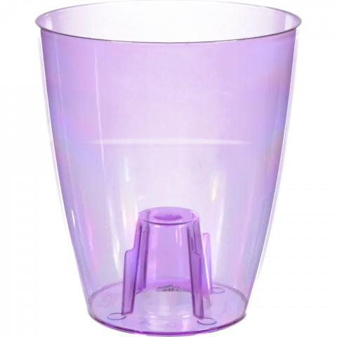 Горщик д/квітів PP Coubi Orchid16 см фіолетовий DUOW160P-CPRB И035 (Польща)