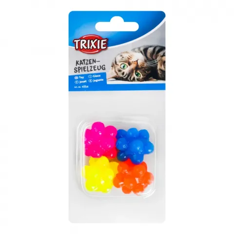 Іграшка д/котів Їжачок резиновий 3,3 см 4 шт.