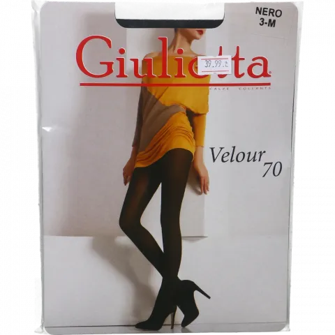 Колготи жін. Giulietta Velour 70 Nero 3