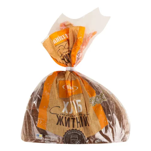 Хліб КХ Столичний 475 г пол. наріз. житній
