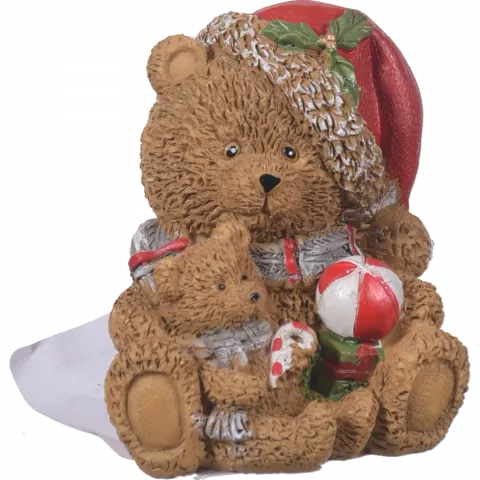 Фігура декоративна Ведмідь у ковпаку 7 см ALX618630 И133 (КІН)