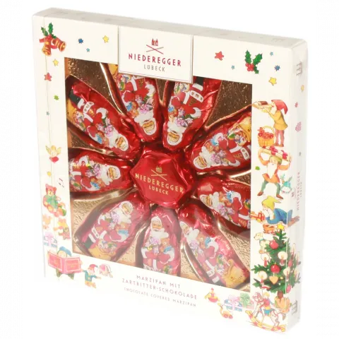 Цукерки Марципан 125 г Санта з зіркою (Німеччина, Любек)