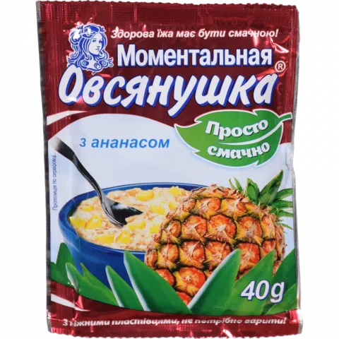 Каша Вівсянушка 40 г з ананасом