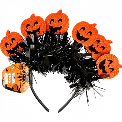 Обруч карнавальний Хелловін гарбуз арт. 6400-06 И420