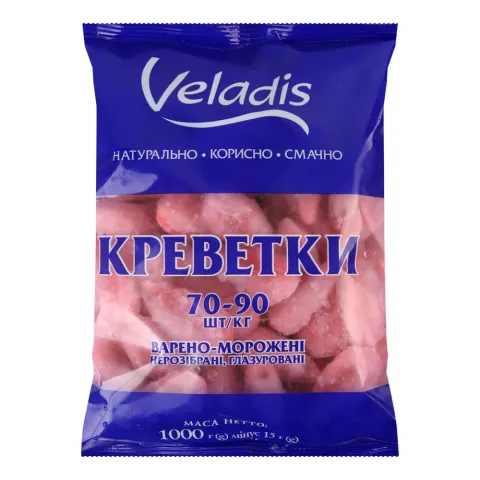 Креветка Veladis 70/90 1 кг вар.