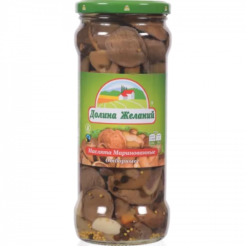 Гриби Долина Бажань Маслюки 580 мл марин.