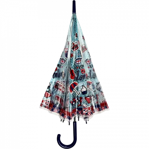Парасолька дит. Прозора з принтом UM533