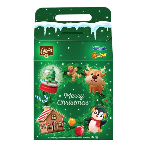 НП 25` Нестле 612 г Новорічні іграшки