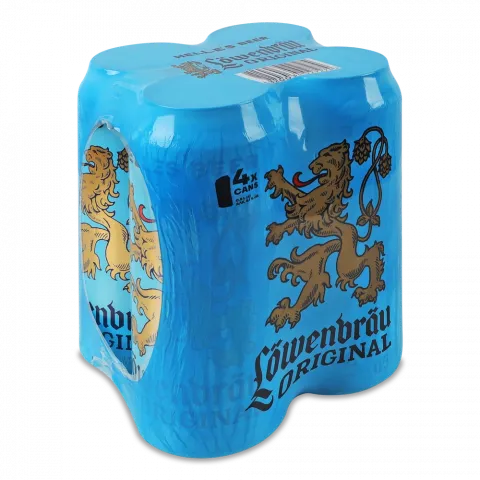 Пиво Lowenbrau 4х0,5 л з/б Світле