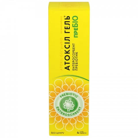 Добавка дієтична Атоксіл гель Пребіо 20 г стік-пакети 4