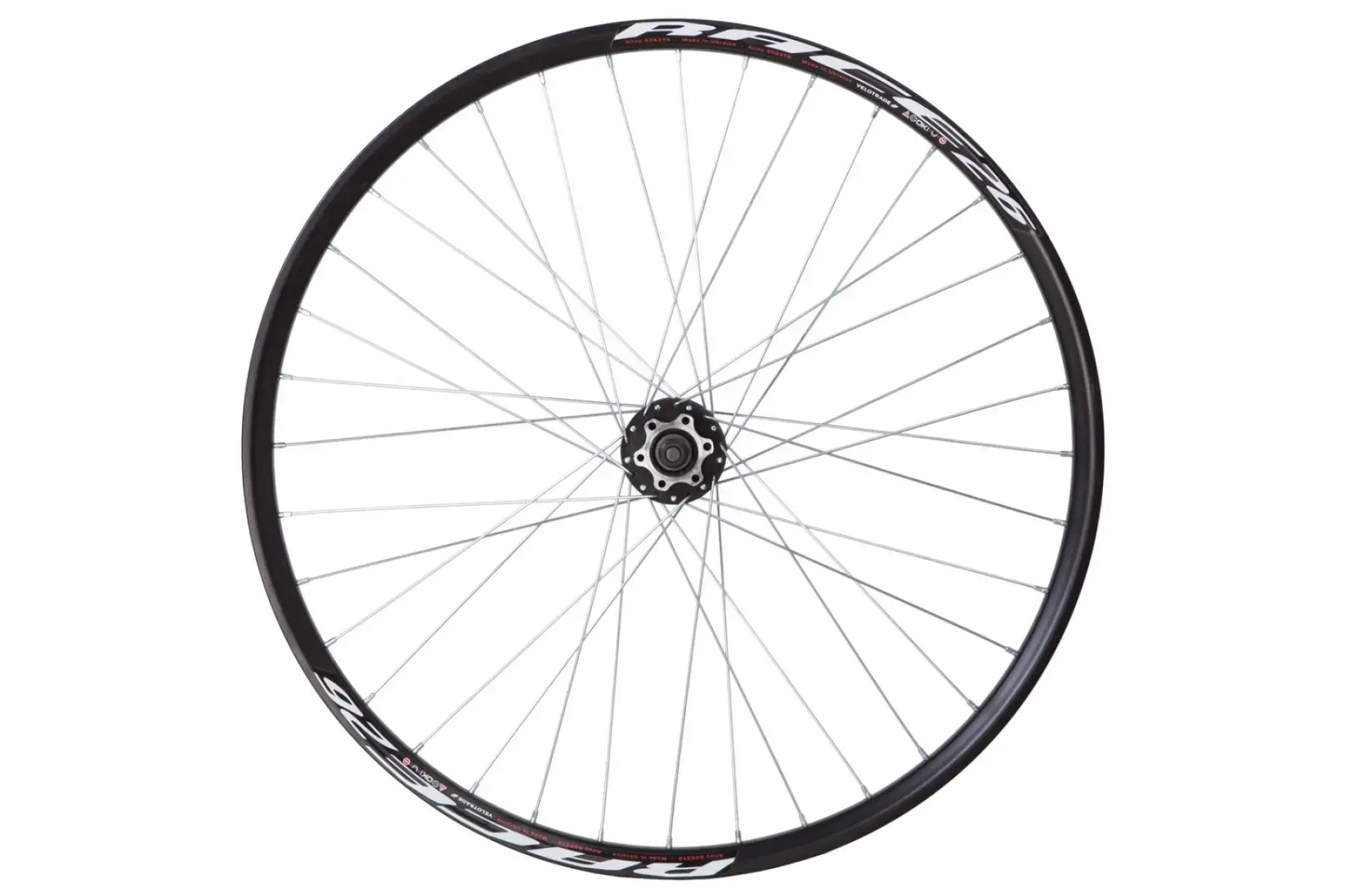 Колесо переднє 29 дюймів під дискові гальма (подвійний алюмінієвий обод, 36 спиць, втулка SHUNFENG SF-H25F на гайка